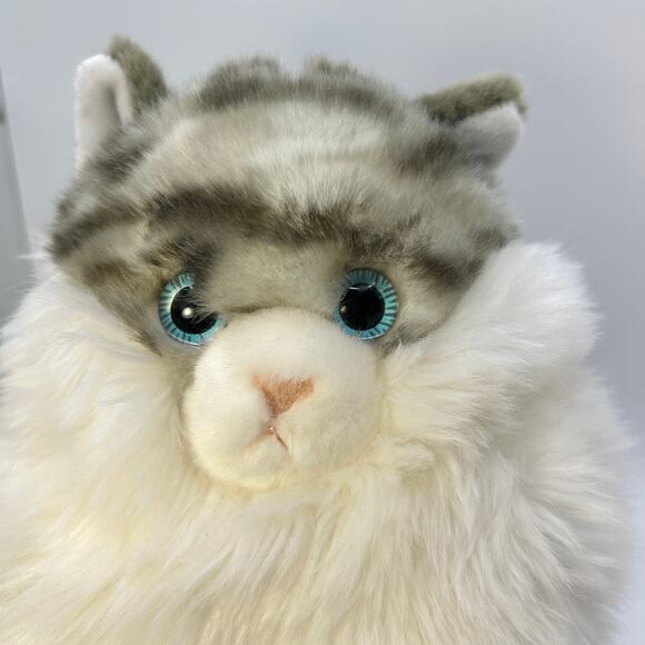 Aurora Fat Cats - 9.5" Dumpling Tabby Cat 02476 Plush Stuffed Animal Toy - Picture 7 of 8